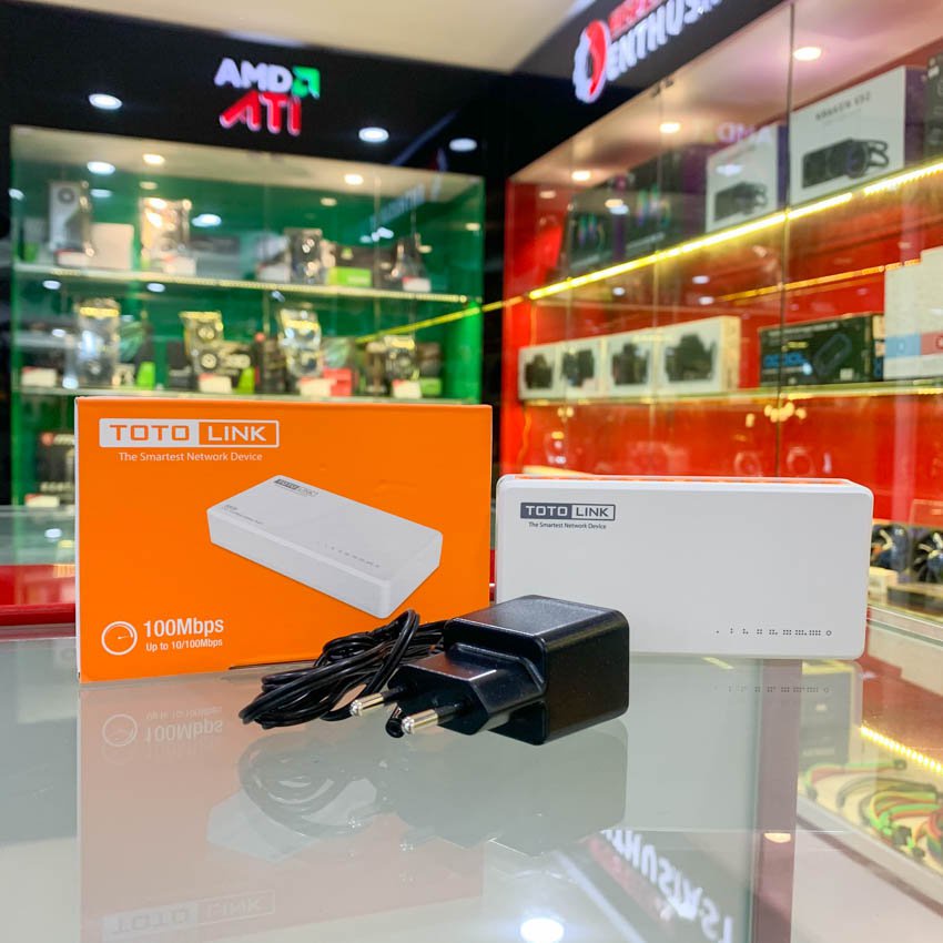 THIẾT BỊ CHIA MẠNG LAN TOTOLINK 8 CỔNG S808 CHÍNH HÃNG - Switch 8 cổng 10/100Mbps