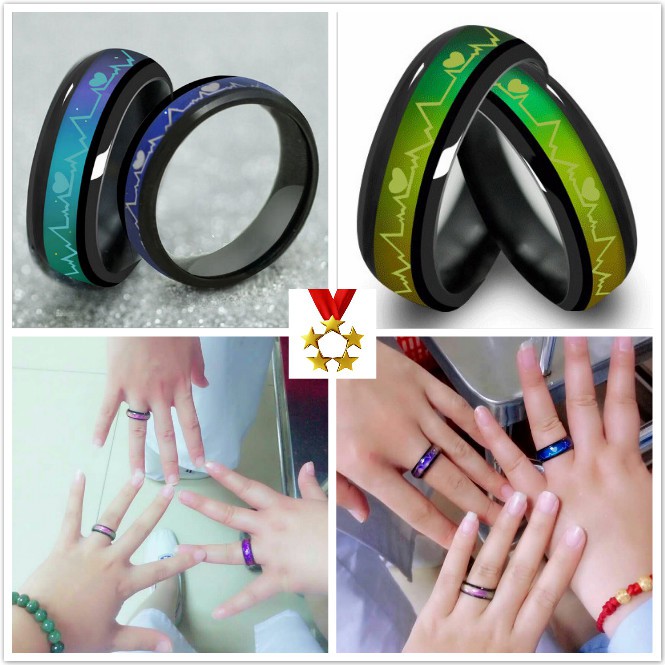NHẪN TITANIUM ĐỔI MÀU THEO CẢM XÚC