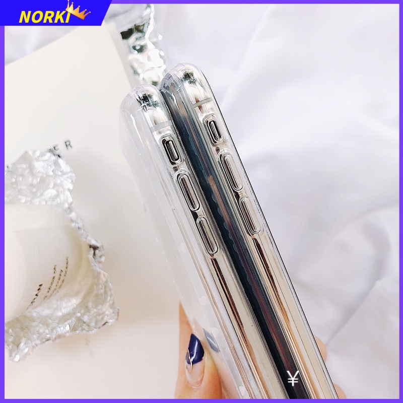 Ốp Điện Thoại Mềm Trong Suốt Phối Kim Tuyến Nước Cho oppo reno 8t 8z 8 7 7z 6 6z 5 5z 5f