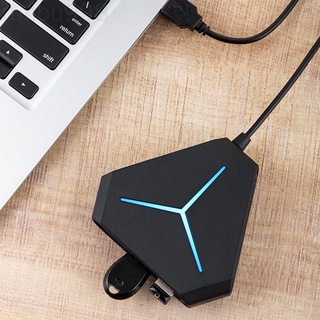 Hub chia tai nghe 3 usb3.0+3 usb2.0 với 6 cổng usb 3.5mm