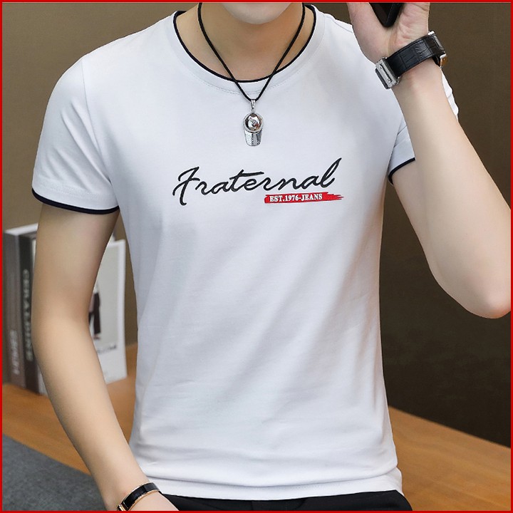 Áo thun nam tay ngắn TN84 lịch lãm dễ phối đồ | BigBuy360 - bigbuy360.vn