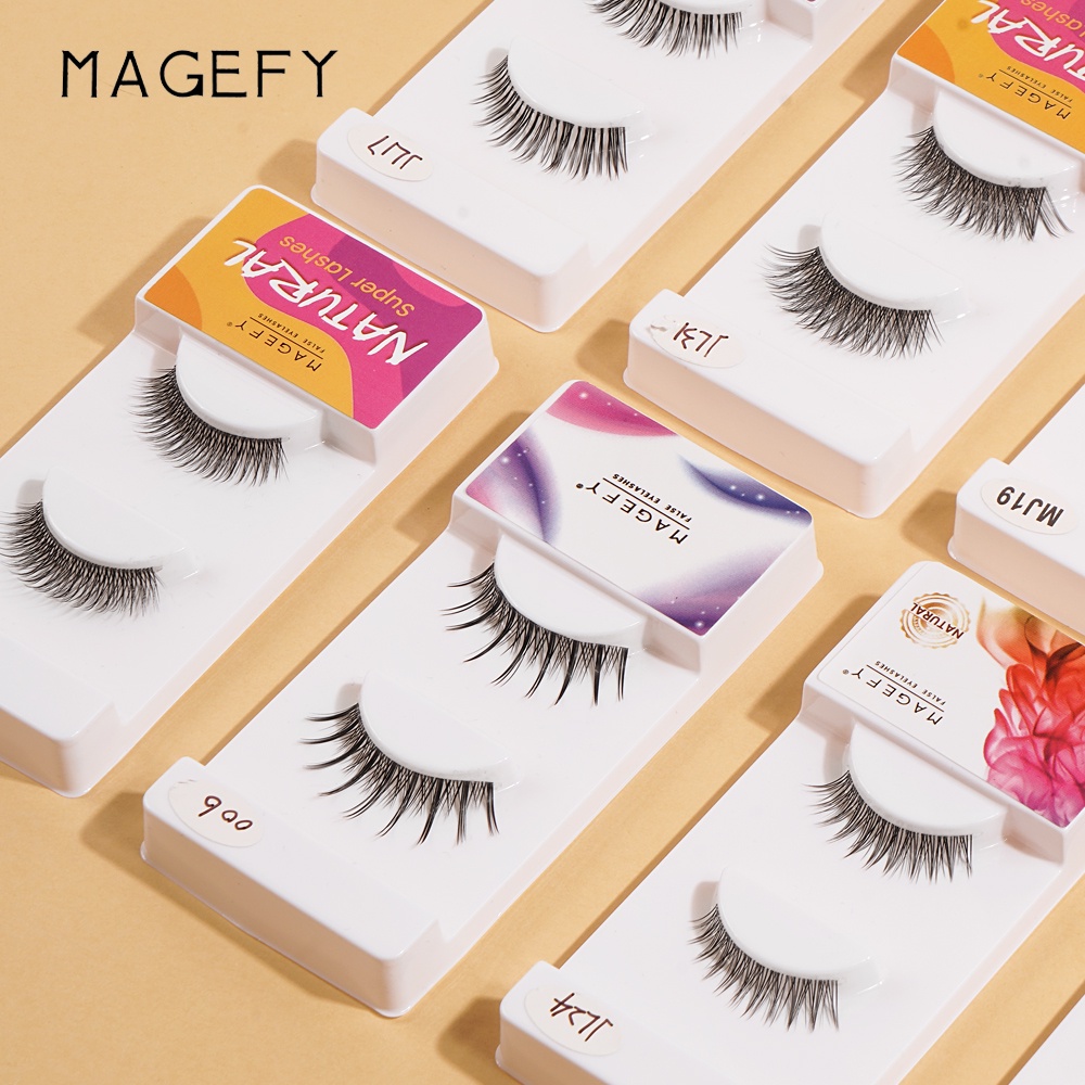 Cặp lông mi giả MAGEFY nhiều kích cỡ tự nhiên