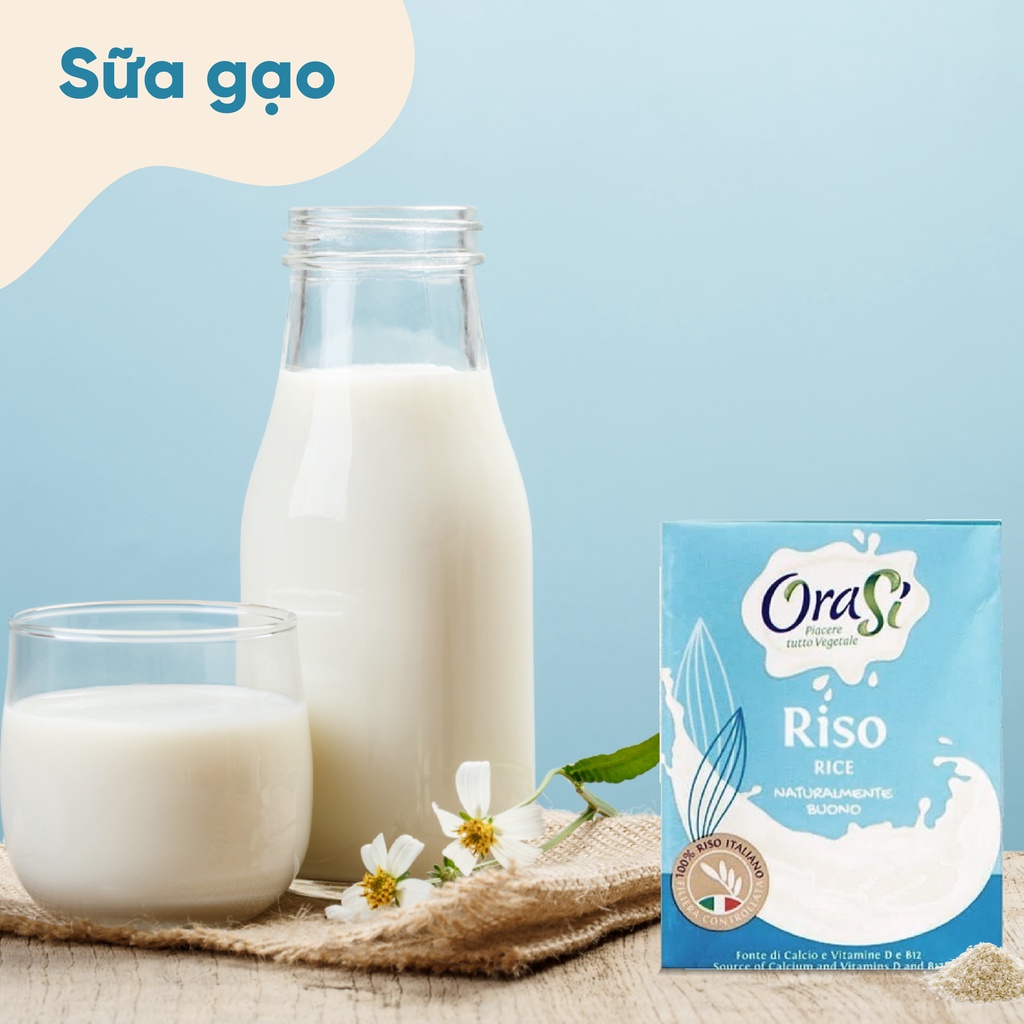 [Mã BMBAU50 giảm 7% đơn 99K] Lốc 4 hộp sữa gạo Orasi 4 200ml