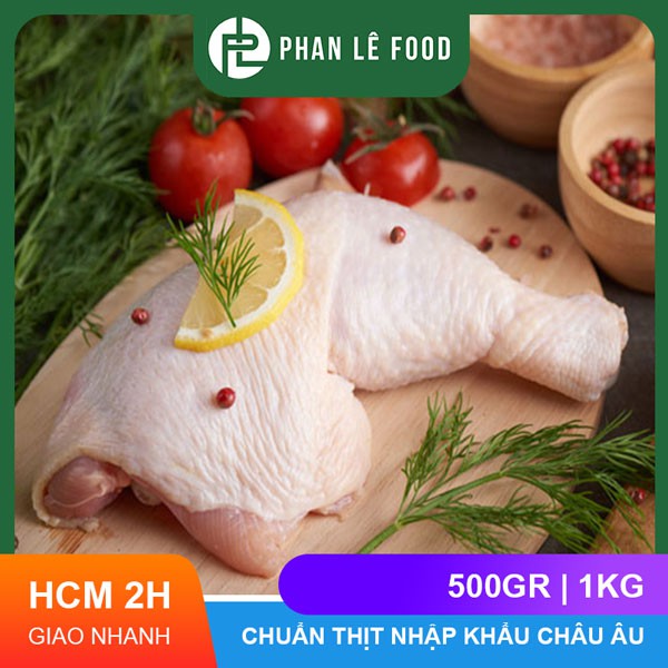 Đùi gà góc tư nhập khẩu - Thịt tươi mềm trong ngày - Túi đóng gói 3-4 đùi tiện dụng