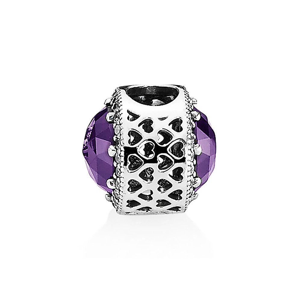 Hạt Cườm Màu Tím Lấp Lánh Dành Cho Làm Vòng Tay DIY