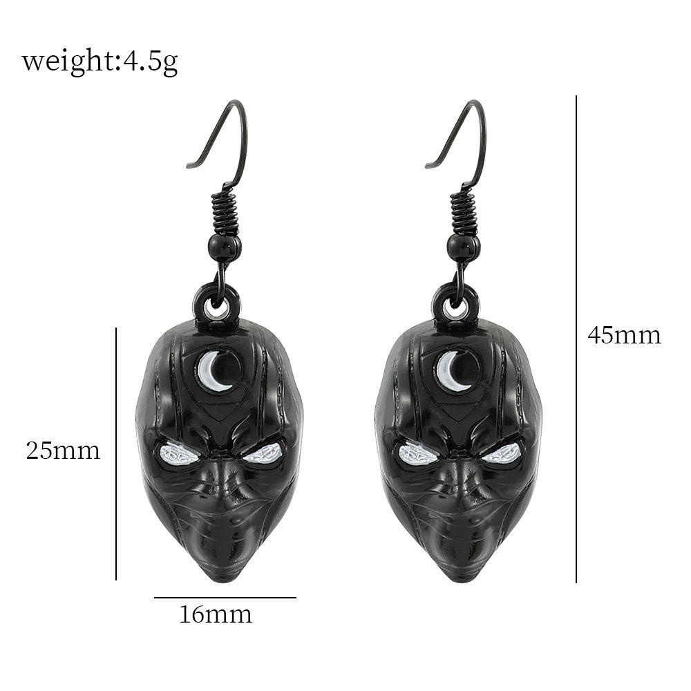 Bộ Vòng cổ + Bông Tai Hóa Trang Hình Mặt Trăng / Hiệp Sĩ Độc Đáo Cho Nữ