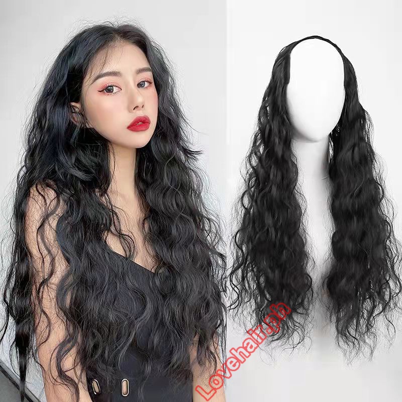 Tóc Giả Xoăn Dài Bằng Sợi Tổng Hợp Chịu Nhiệt Độ Cao