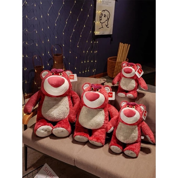 Đồ chơi thú bông gấu dâu Lotso Toy Story 4 mềm mịn