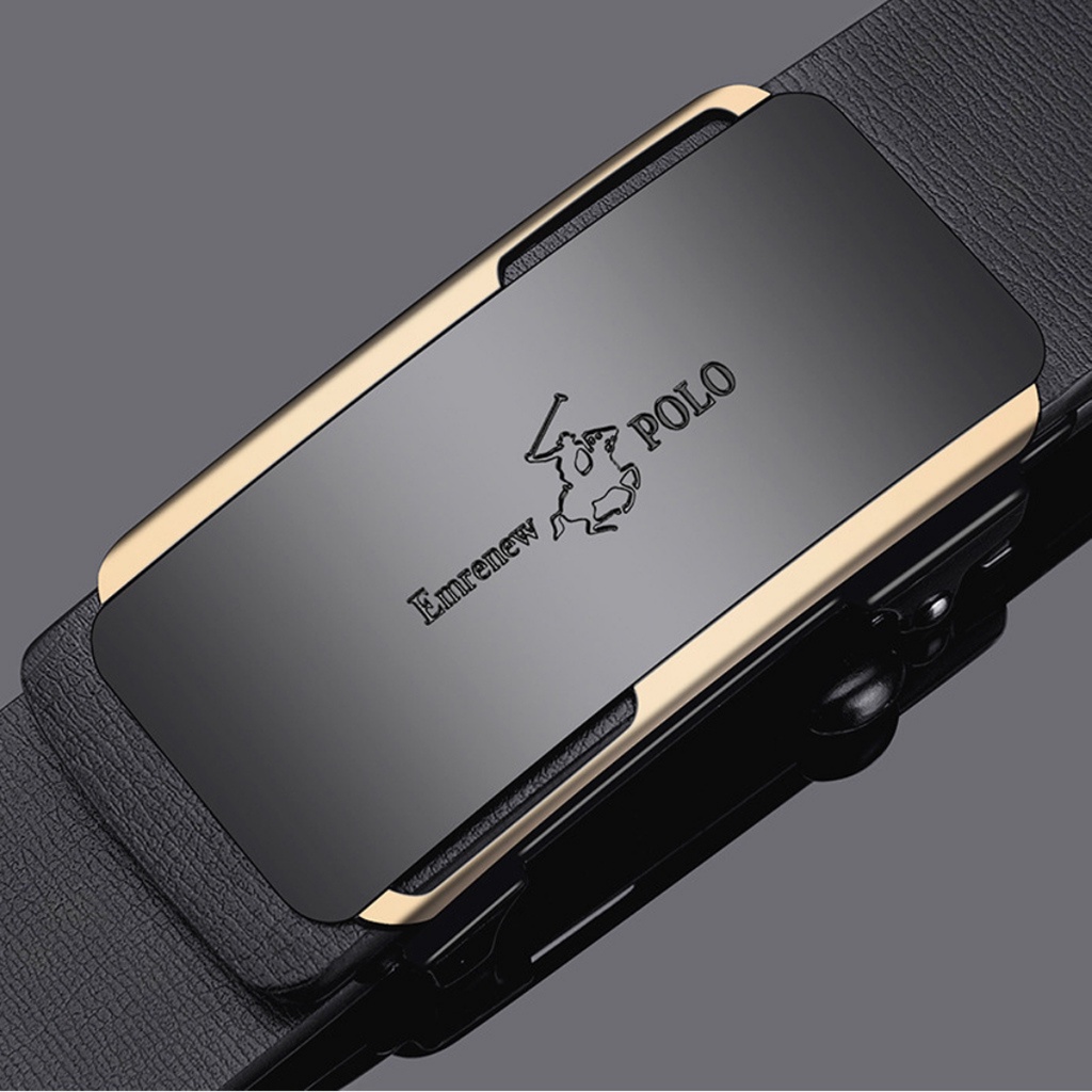 Thắt lưng nam cao cấp, dây nịt nam da bò EMRENEW POLO M2, full hộp