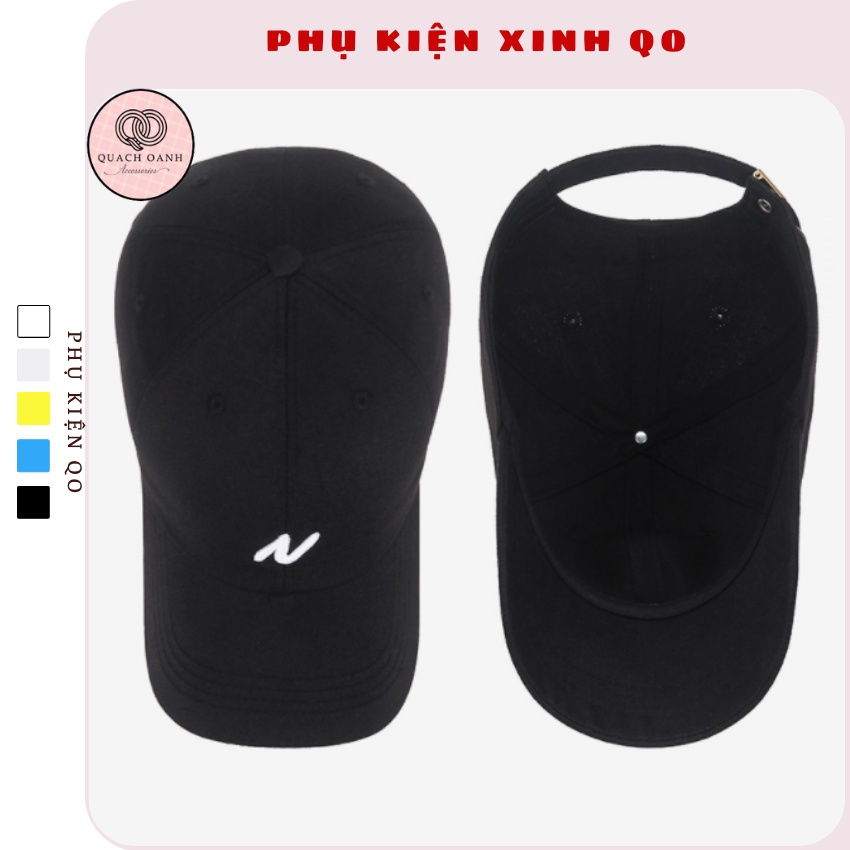 Mũ lưỡi trai ❤️ Nón kết thêu chữ phong cách Ulzzang CAP16