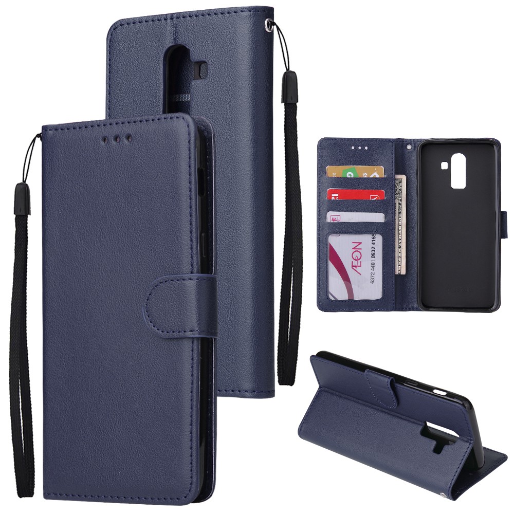 Bao da đựng thẻ kiểu ví nắp gập dành cho Samsung J4/J6 plus J8 2018 | BigBuy360 - bigbuy360.vn