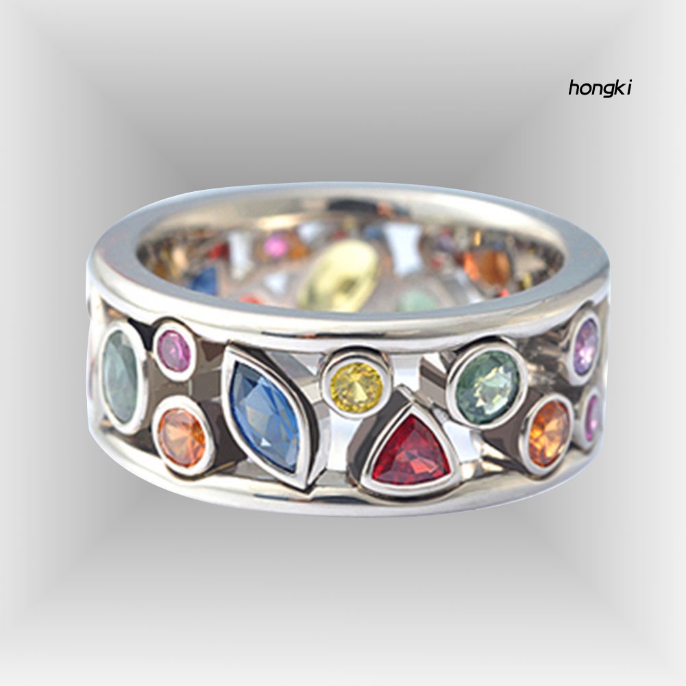 Nhẫn Hợp Kim Đính Đá Kiểu Dáng Độc Đáo Cho Nữ