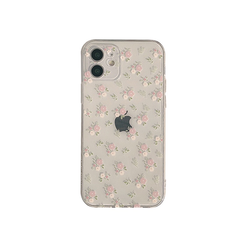 Ốp điện thoại TPU in hoa có giá đỡ thích hợp cho IPhone 11 Pro Max X Xr Xs Max 7 8Plus Se 2020 12 Pro Max 12 Mini