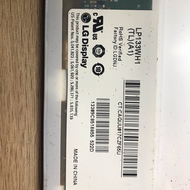 Màn hình 13.3 inch led dày LP133WH1