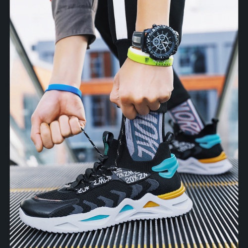 G51 Giày Chạy Bộ Nam Thể Thao Siêu Nhẹ Thiết Kế Đế Lạ Mắt Thoáng Khí Hàn Quốc 2022