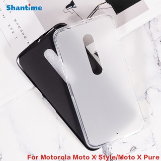 Ốp điện thoại TPU gel silicone mềm bảo vệ cho Motorola Moto X Style 