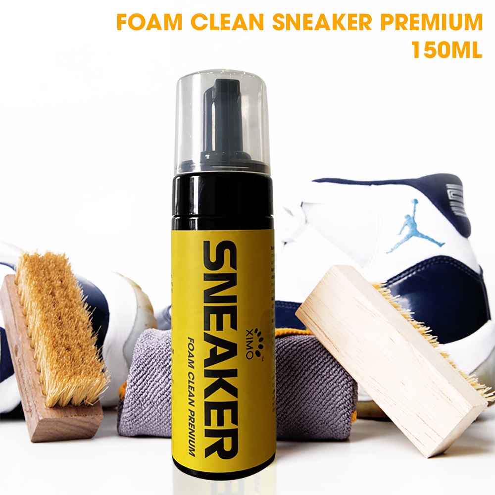 Chai Dung Dịch Vệ Sinh Giày Sneaker Premium Foam Clean XIMO 150ml Dạng Bọt Làm Sạch Chuyên Sâu