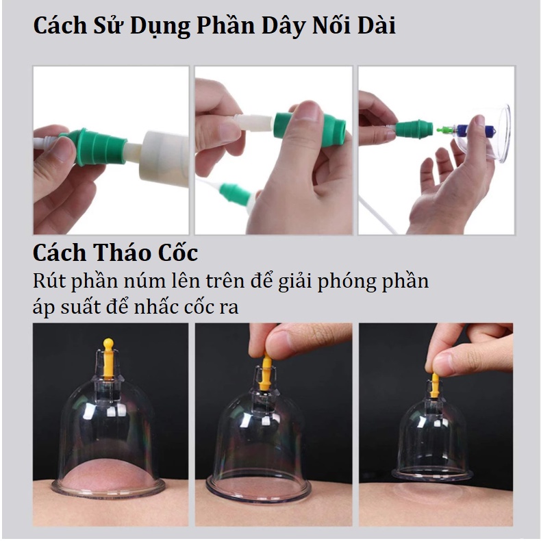 Bộ Giác Hơi Chân Không , Dụng Cụ Cạo Gió Giác Hơi Không Dùng Lửa, An Toàn Cho Da