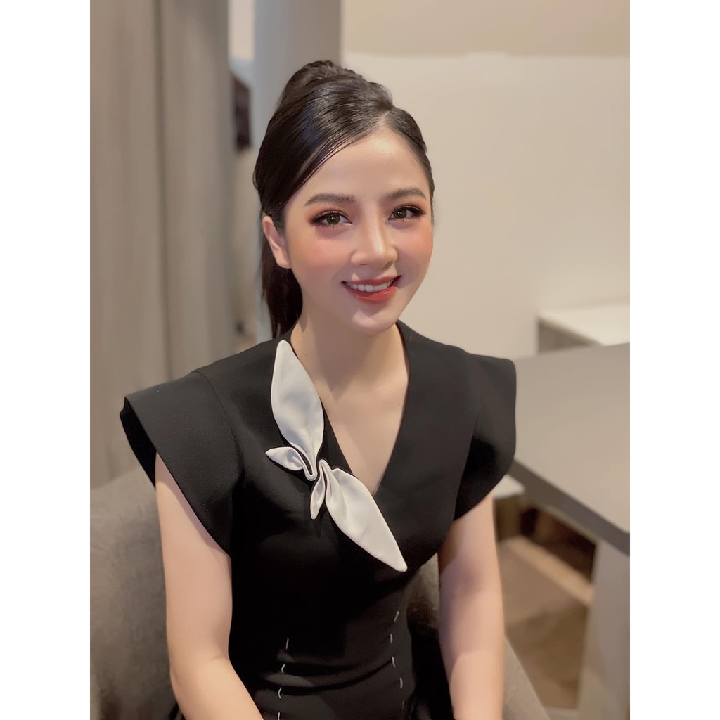 LAVIEM - Đầm đen nhún eo Lani | BigBuy360 - bigbuy360.vn