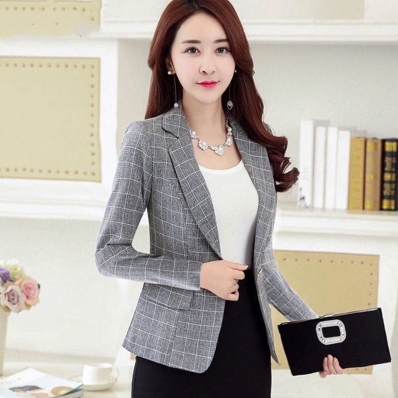 Áo Khoác Vest Mỏng Ngắn Dáng Ôm Thời Trang Mùa Thu Mới Dành Cho Nữ 2021