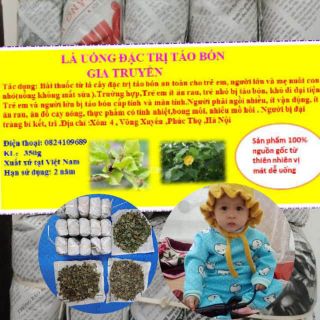 LÁ ĐẶC TRỊ TÁO BÓN TRẺ CON VÀ NGƯỜI LỚN