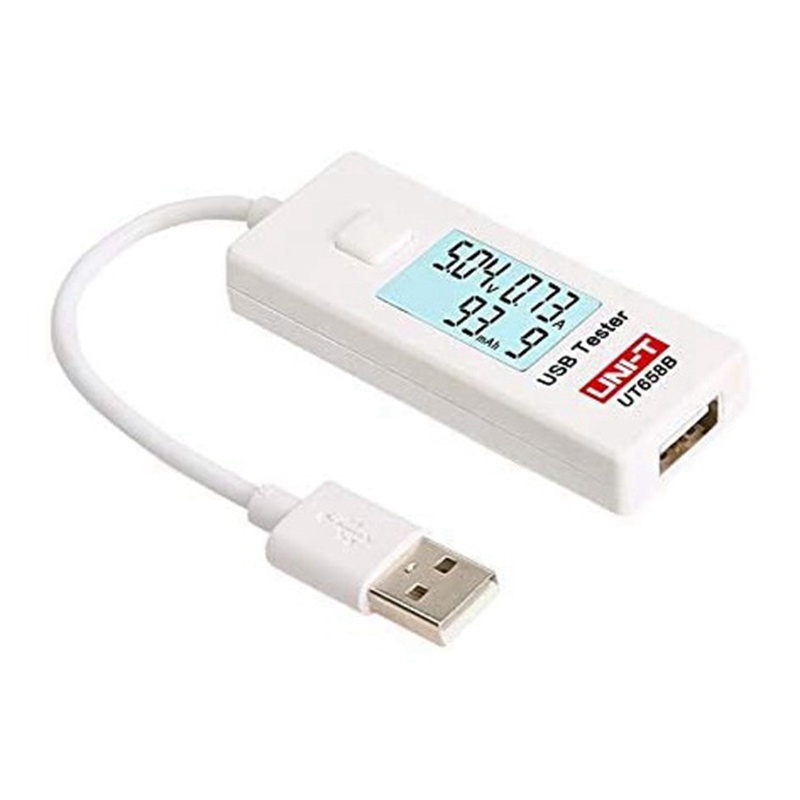 UNI T UT658B USB Tester Phone Computer Charging Voltage Current Energy Monitor LCD Backlight