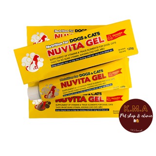 Nuvita gel - Thức ăn bổ sung vitamin, khoáng cho chó, mèo (tuyp 120g)