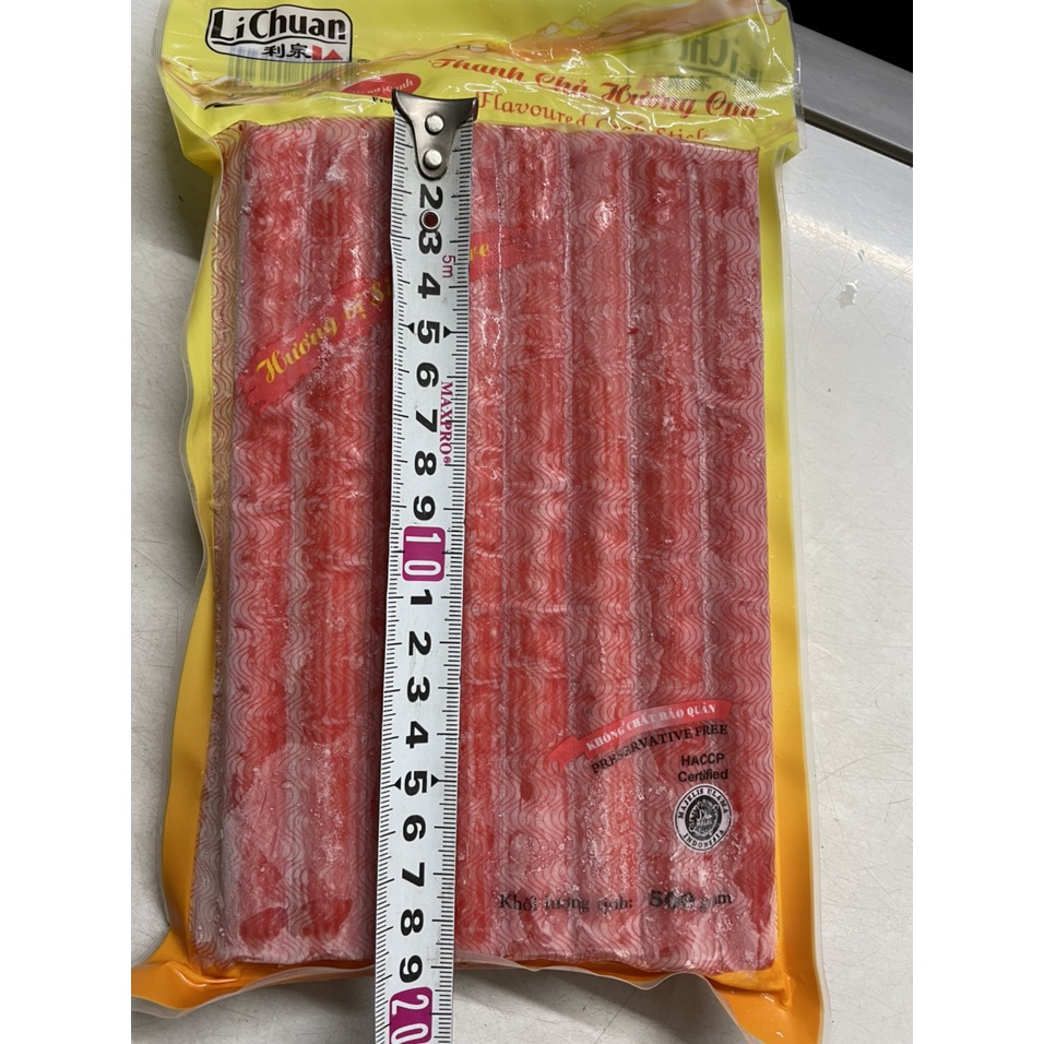 Thanh chả cua DÀI 18CM CHUYÊN SUSHI GÓI 500g [chỉ giao Hỏa tốc tại tpHCM]