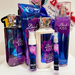 BILL BBW BODY MIST XỊT THƠM GEL TẮM & BODY LOTION DARK KISS USA
