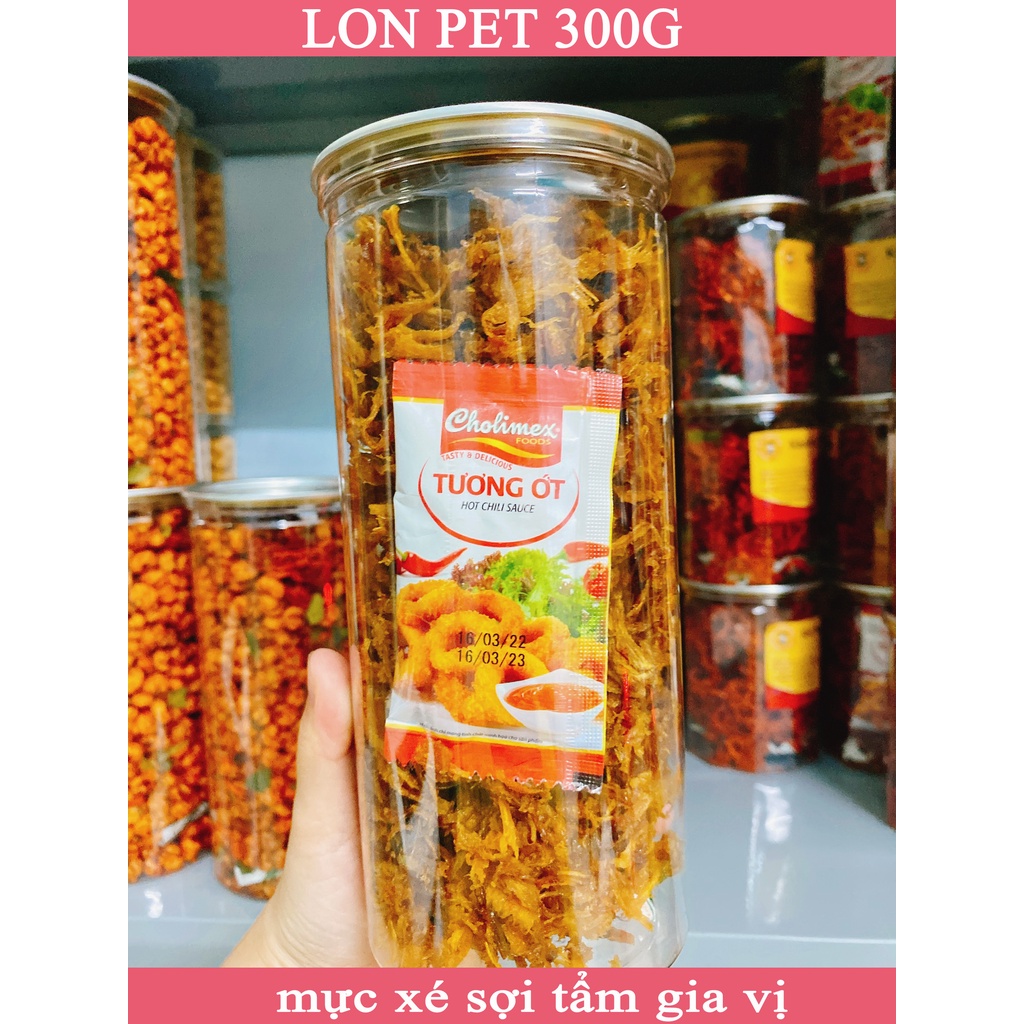 Mực Xé Tẩm Gia Vị dai ngọt, loại 1, Mami Food