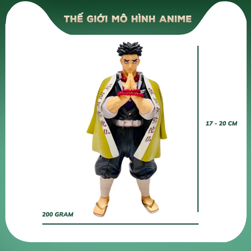 Mô hình Kimetsu No Yaiba figure Demon Slayer Nham Trụ  Gyoumei cao 20 cm - mô hình thanh gươm diệt quỷ
