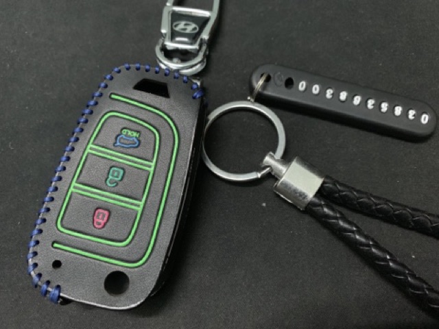 Bao da chìa khoá Hyundai Accent số sàn