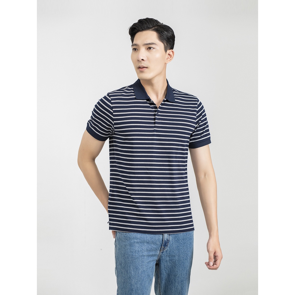 Áo polo nam ARISTINO phom Regular fit suông vừa, chất cotton mềm mại, thoáng mát - APS017S2