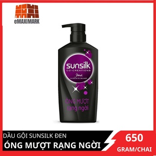 Dầu gội Sunsilk Óng mượt rạng ngời (Đen) 650g