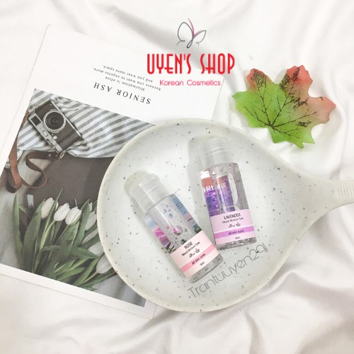 Nước hoa hồng chiết xuất Hoa Oải Hương/ Hoa hồng/ Phỉ Derladie Lavender/ Rose Natural Moisture/ Witch Hazel Toner 30ml