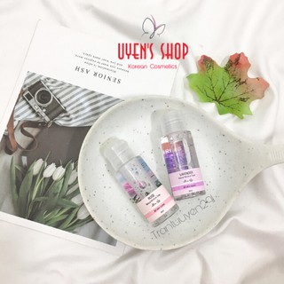 Nước hoa hồng chiết xuất Hoa Oải Hương/ Hoa hồng/ Phỉ Derladie Lavender/ Rose Natural Moisture/ Witch Hazel Toner 30ml