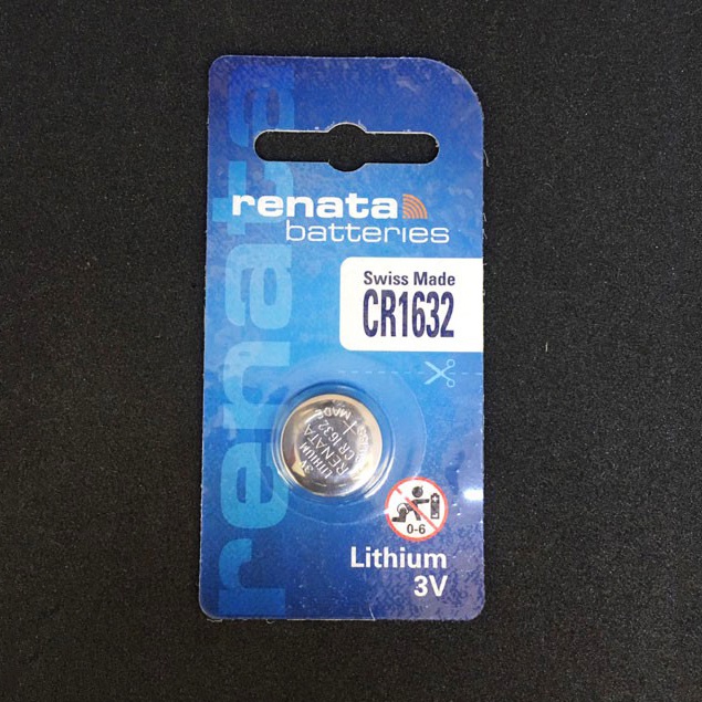 Pin Renata CR1632 lithium 3V, pin 1632 chính hãng Renata - Vỉ 1 viên