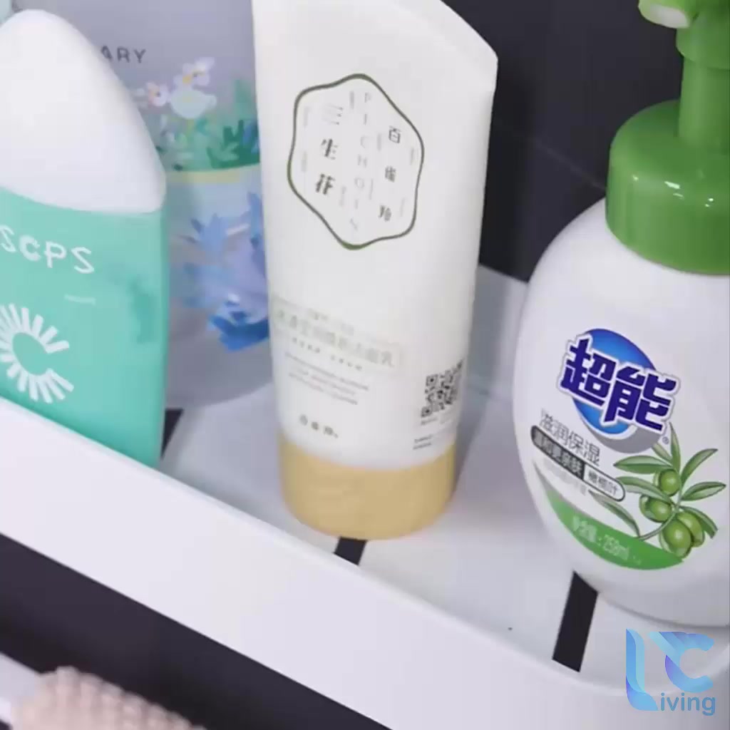 Kệ dán tường đa năng cao cấp Living C, Kệ để đồ nhà tắm, Kệ góc dính tường siêu chắc | BigBuy360 - bigbuy360.vn