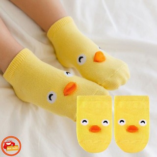 Tất chống trượt hình thú loại cổ ngắn cho trẻ sơ sinh KIDS SOCKS siêu an toàn cho bé chạy nhảy(TKS02)