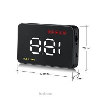 A100 Overspeed Alarm HUD Warning Car Universal Multifunction Head Up Display