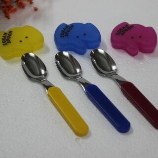 Thìa inox cho bé kèm hộp đựng hình thú