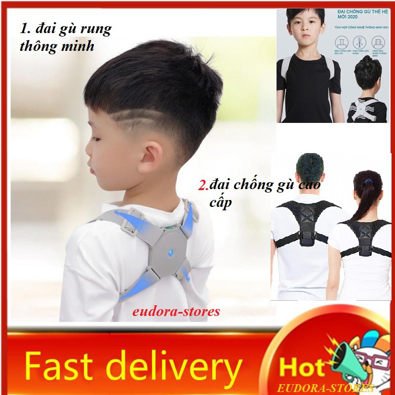 Đai chống gù rung công nghệ thông minh Hàng loại 1 - Cùng đai gù hữu hiệu tại nhà cho trẻ và mẹ - kylooo8900