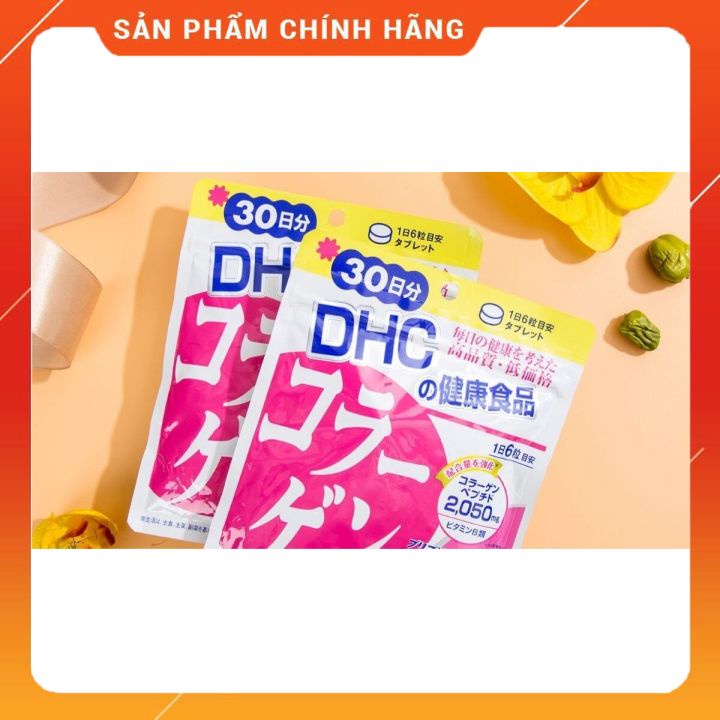 Viên Uống DHC Collagen Nhật Bản 🌟𝐆𝐈𝐀́ 𝐆𝐎̂́𝐂🌟 làm đẹp da, giảm lão hóa da (30 ngày và 90 ngày)