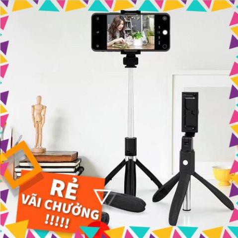 Xả Hết-  Gậy Chụp Ảnh 3 Chân Bluetooth Tripod K07, có remote điều khiển từ xa | BigBuy360 - bigbuy360.vn