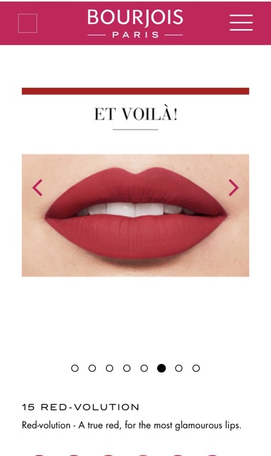 Son lì Bourjois Velvet Rouge Edition.