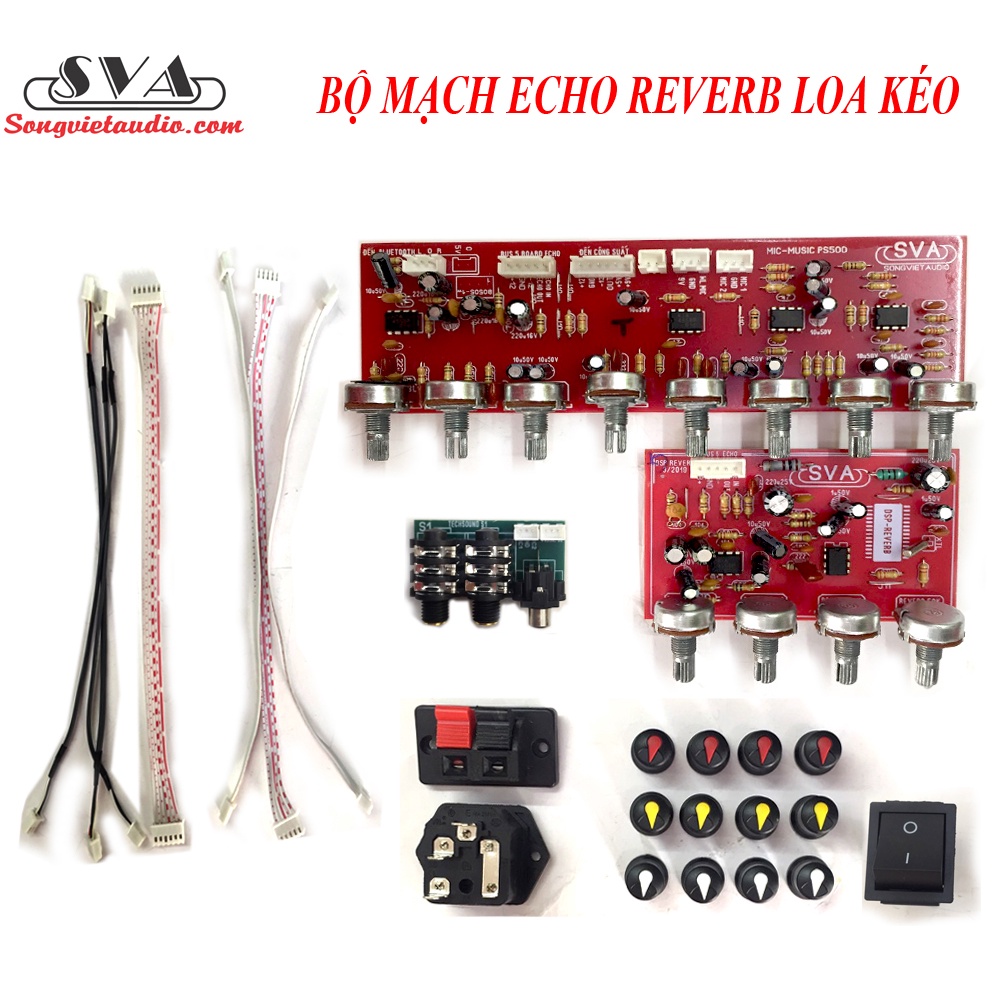 [Mã ELHACE giảm 4% đơn 300K] Bộ Mạch Mic Echo Reverb music loa kéo PS500