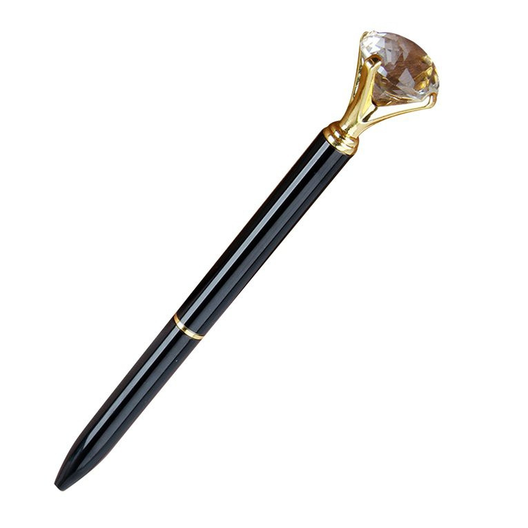 #cz Metal Big Diamond Pen Glass Fashion Rhinestone Pen Creative Gift Ballpoint Pen