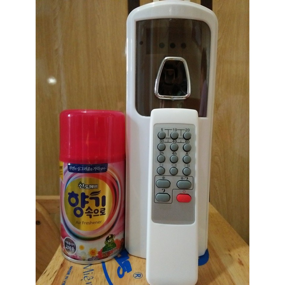 Bộ máy xịt phòng tự động Có điều khiển mùi Cafe Hàn Quốc PT UTIHOME