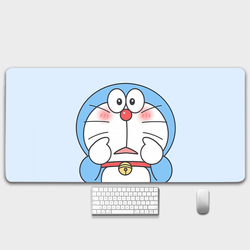 Thảm Lót Bàn Chơi Game Dày Dặn Họa Tiết Doraemon Dễ Thương Xinh Xắn