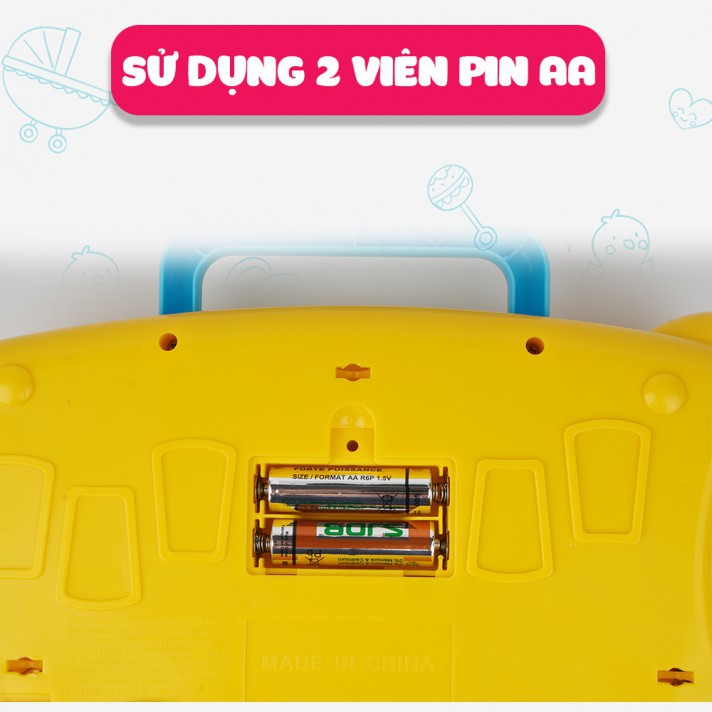 Xe bus dạy bé học số và nhận biết con vật CAYABE Winfun - 0676